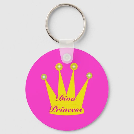 Diva Princess Crown Schlüsselanhänger (Vorderseite)