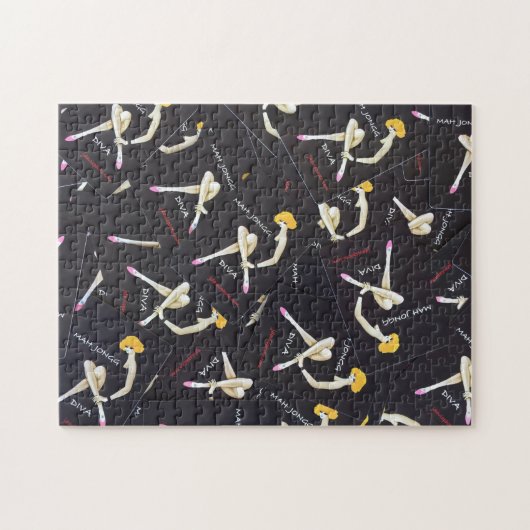 Diva-Puzzlespiel Milliamperestunde Jongg Puzzle (Horizontal)