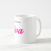 Diva – Rosa Kaffeetasse (VorderseiteRechts)