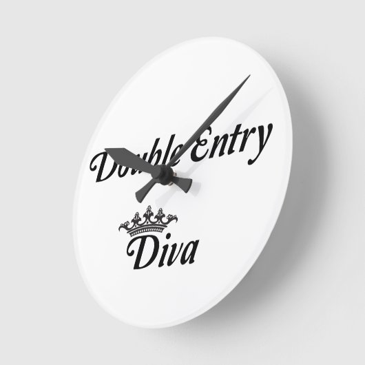 Diva Runde Wanduhr (Winkel)