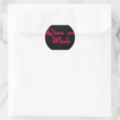Diva Runder Aufkleber (Tasche)