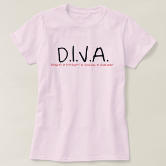 DIVA Scheidungsweibliche Definition T-Shirt