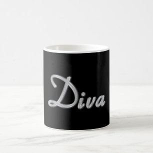 Diva-Schein Kaffeetasse