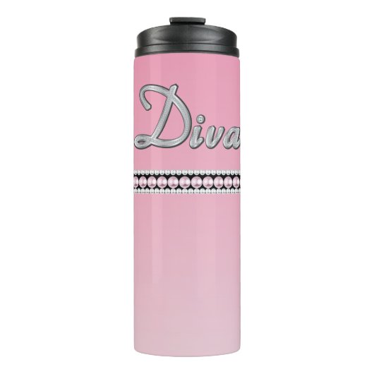 Diva Sparkle Thermosbecher (Vorderseite)