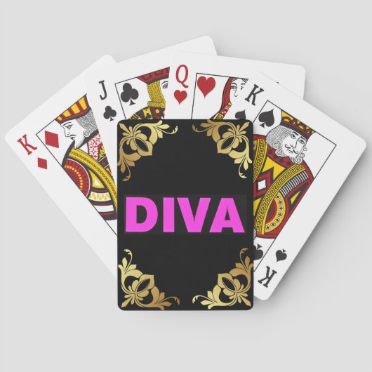 Diva Spielkarten (Rückseite)
