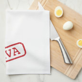 "DIVA - Stempel und genehmigt!" Geschirrtuch (Viertel Falte)