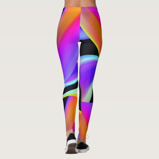 Diva Style Leggings für farbenfrohe Frauen (Rückseite)
