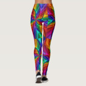Diva Style Perfekte farbenfrohe Leggings für Fraue (Rückseite)