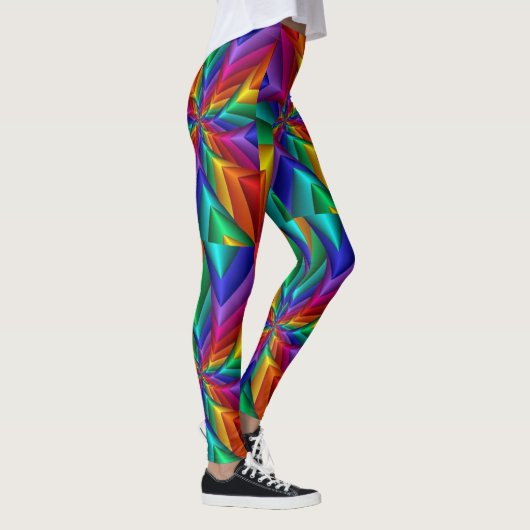 Diva Style Perfekte farbenfrohe Leggings für Fraue (Rechts)