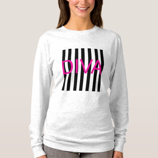 Diva Sweatshirt T-Shirt (Vorderseite)