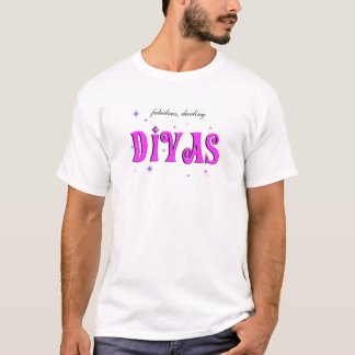 Diva-T-Shirt, "fabelhaft, Liebling " T-Shirt