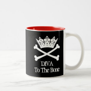 DIVA-Tasse "Diva to Bone" Zweifarbige Tasse