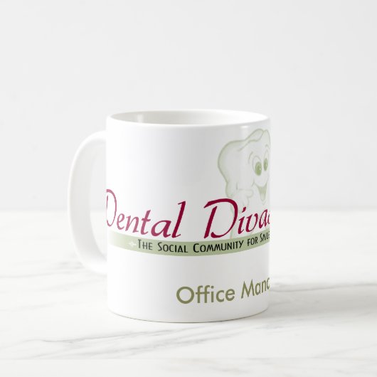 Diva-Tasse für Bürovorsteher Kaffeetasse (Vorderseite Links)