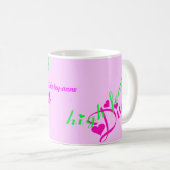 Diva-Tasse mit hoher Femme Kaffeetasse (VorderseiteRechts)