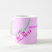 Diva-Tasse mit hoher Femme Kaffeetasse (Vorderseite Links)