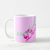 Diva-Tasse mit hoher Femme Kaffeetasse (Links)
