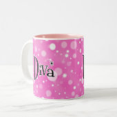 Diva-Tasse Zweifarbige Tasse (Vorderseite Links)