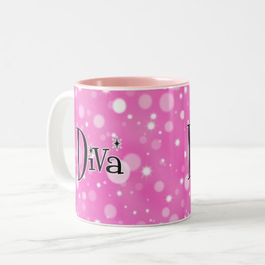 Diva-Tasse Zweifarbige Tasse (Vorderseite Links)