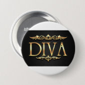 Diva-Taste zum Verkauf. Button (Vorne & Hinten)