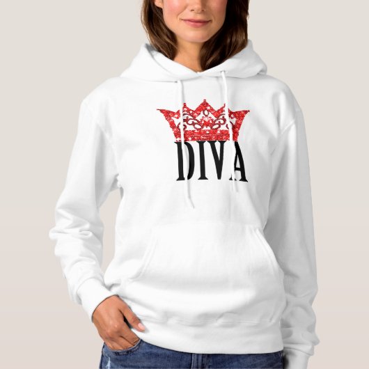 DIVA Tiara Hoodie (Vorderseite)