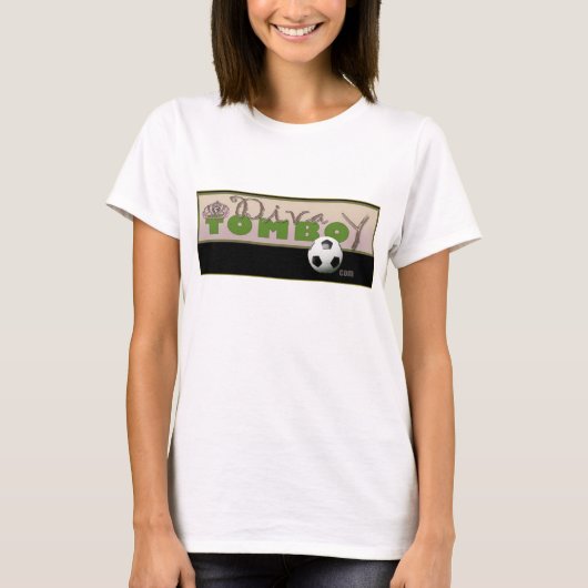 Diva Tomboy Web-Logo T-Shirt (Vorderseite)