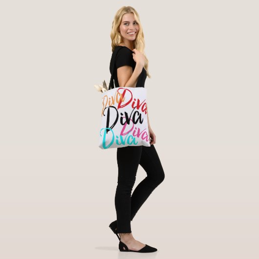 "Diva" Tote Bag Tasche (Am Model)
