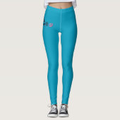 Diva Turquoise Leggings (Vorderseite)