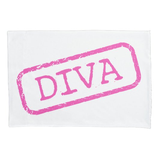 "Diva" und "Typ" Kissenbezug (Vorderseite-Links)