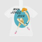 Diva-Verzierung Milliamperestunde Jongg Ornament (Rückseite)