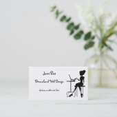 Diva-Visitenkarte Visitenkarte (Stehend Vorderseite)