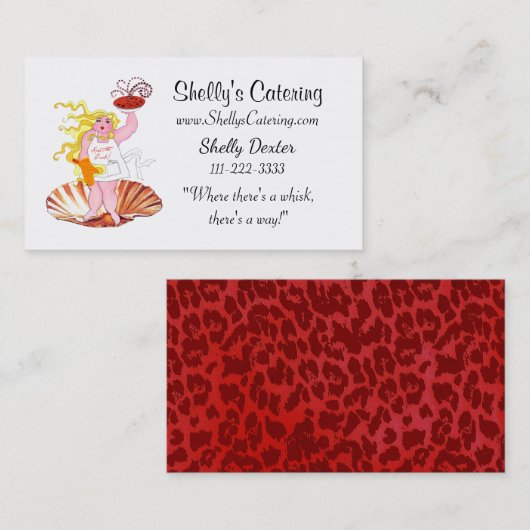 DIVA-Visitenkarten "Catering, Eventplanung" Visitenkarte (Vorne/Hinten)