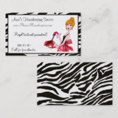 Diva-Visitenkarten für Hausreinigung Visitenkarte (Vorne/Hinten)