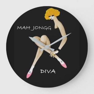 Diva-Wanduhr Milliamperestunde Jongg Große Wanduhr