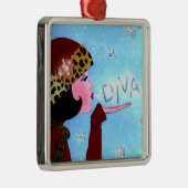 DIVA "Winter Magic" Ornament Aus Metall (Rechts)