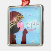 DIVA "Winter Magic" Ornament Aus Metall (Links)