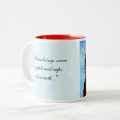 DIVA "Winter Magic" Zweifarbige Tasse (Vorderseite Links)