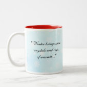 DIVA "Winter Magic" Zweifarbige Tasse (Links)