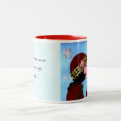 DIVA "Winter Magic" Zweifarbige Tasse (Mittel)
