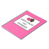 "Diva with a Book Bag" Notizblock (Linke Seite)