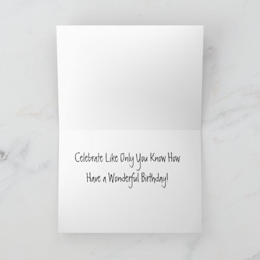 Diva with Style Birthday Card Karte (Innenseite)