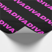 Diva Wrapping Paper Geschenkpapier (Ecke)