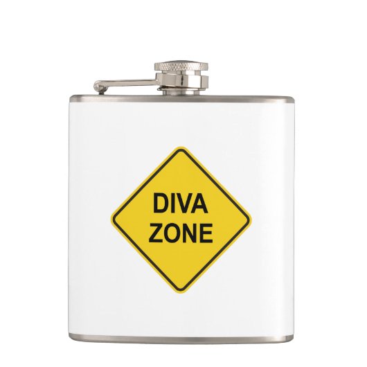 Diva Zone Flachmann (Vorderseite)