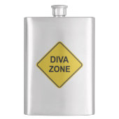 Diva Zone Flachmann (Vorderseite)