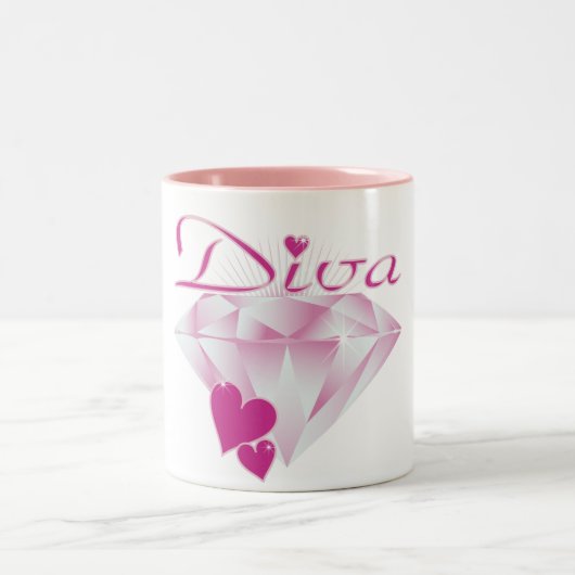Diva Zweifarbige Tasse (Mittel)