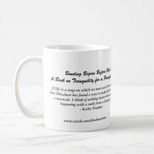 Divabear sagt, dass Abbinden vor Geburts-Tasse 2 Kaffeetasse (Links)