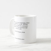 Divabear sagt, dass Abbinden vor Geburts-Tasse 4 Kaffeetasse (Vorderseite Links)