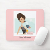 DivaCafe Mausunterlage Mousepad (Mit Mouse)