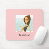 DivaCafe Mausunterlage Mousepad (Mit Mouse)