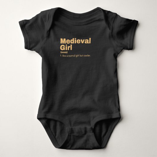 Dival Girl - Mittelalter Baby Strampler (Vorderseite)