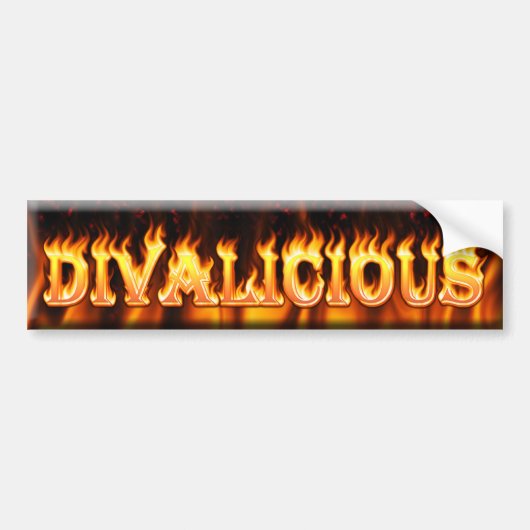divalicious autoaufkleber (Vorne)